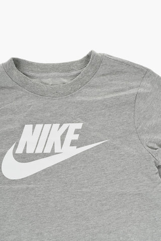 Set T-Shirt e Shorts in Tinta Unita con Logo Stampato