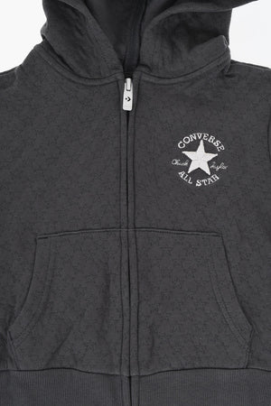 ALL STAR CHUCK TAYLOR Felpa POINTELLE in Tinta Unita con Stelle All-Over