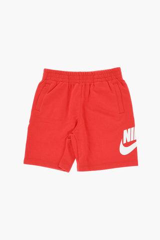 Set T-Shirt und Shorts uni mit Logodruck