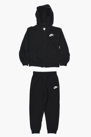 Set Cotton-Blend Sweatshirt and Joggers CLUB in Solid Color
