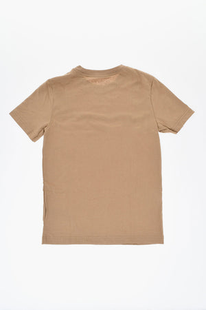 AIR JORDAN Einfarbiges Rundhals-T-Shirt mit bedrucktem Logo