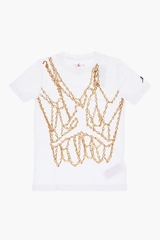 AIR JORDAN Crew-Neck T-Shirt CHAIN JUMPMAN Printed