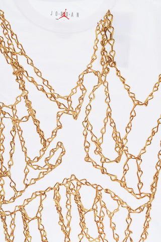 AIR JORDAN Crew-Neck T-Shirt CHAIN JUMPMAN Printed