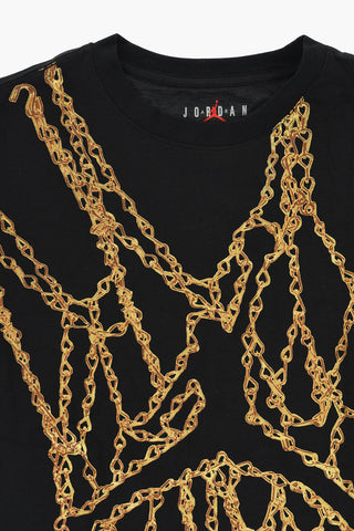 AIR JORDAN Crew-Neck T-Shirt CHAIN JUMPMAN Printed