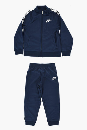 Sweatshirt- und Jogginghose-Set in Uni mit seitlichem Logoband