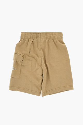 Set T-shirt Girocollo E Shorts Cargo Con Elastico in Vita