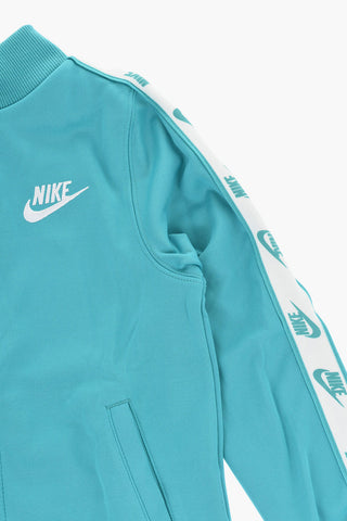 Sweatshirt- und Jogginghose-Set in Uni mit seitlichem Logoband