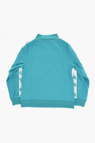 Sweatshirt- und Jogginghose-Set in Uni mit seitlichem Logoband