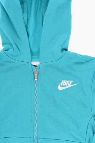 Set Hoodie und Joggers einfarbig mit gesticktem Logo
