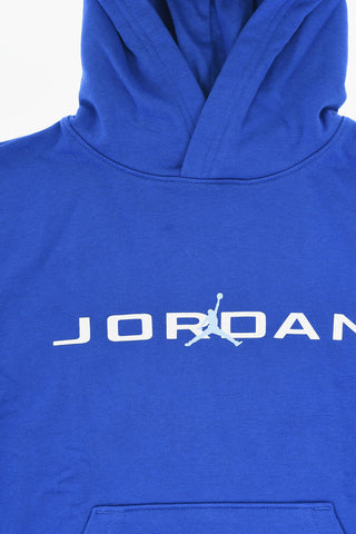 AIR JORDAN Solid-Colour Hoodie with Contrast Logo