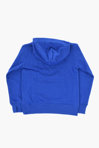 AIR JORDAN Solid-Colour Hoodie with Contrast Logo