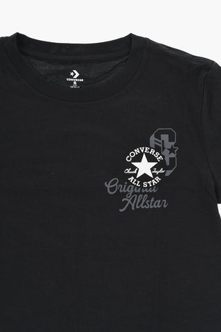 ALL STAR CHUCK TAYLOR T-Shirt Girocollo in Tinta Unita Stampata