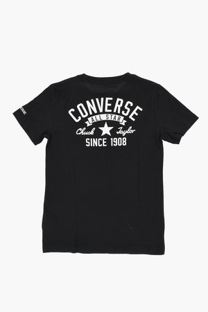 ALL STAR CHUCK TAYLOR Crew Neck Solid Printed T-Shirt