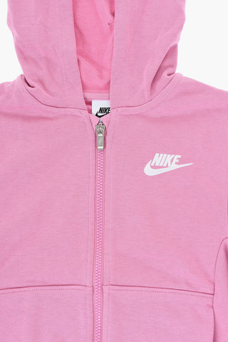 Set aus Sweatjacke mit durchgehendem Reißverschluss und Jogginghose in Uni mit kontrastierendem Logo