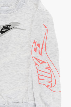 Set Rundhals-Sweatshirt und Joggers aus angerauter Baumwolle mit Logoprint