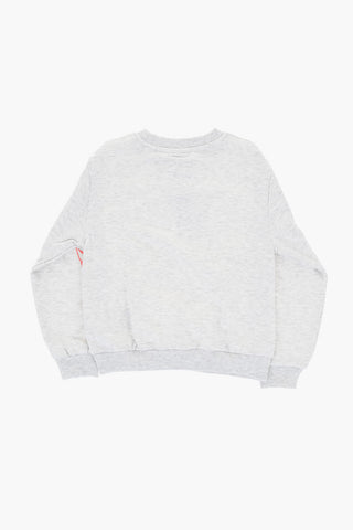 기모 면 크루넥 스웨트셔츠 및 조거 팬츠 세트 프린트 로고