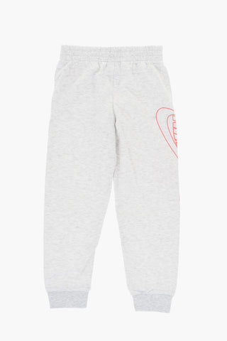 기모 면 크루넥 스웨트셔츠 및 조거 팬츠 세트 프린트 로고