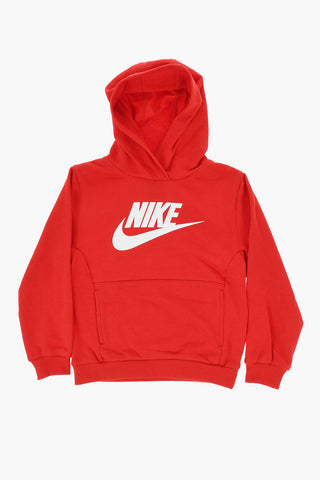 Solid-Color Hoodie and Joggers Set with Printed Logo