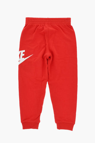 Solid-Color Hoodie and Joggers Set with Printed Logo