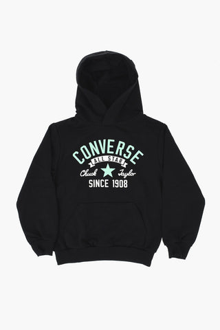 ALL STAR CHUCK TAYLOR Set Felpa Hoodie e Joggers in Tinta Unita con Logo Stampato