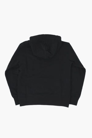 AIR JORDAN Solid-Colour Hoodie with Contrast Logo