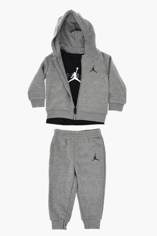AIR JORDAN Logo Printed T-Shirt Joggers and Sweatshirt Set