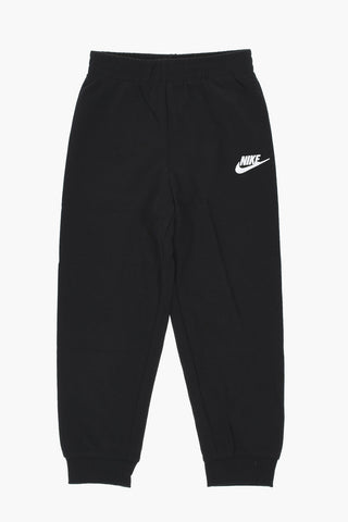Set Felpa Hoodie e Joggers in Misto Cotone Garzato Bicolore