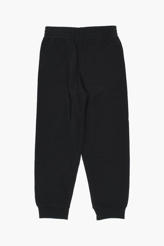 Set Felpa Hoodie e Joggers in Misto Cotone Garzato Bicolore