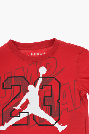 AIR JORDAN 크루넥 티셔츠 & 쇼츠 세트 프린트 로고