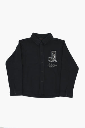 AIR JORDAN 코튼 플리스 오버셔츠 COURT OF LEGENDS 가슴 포켓