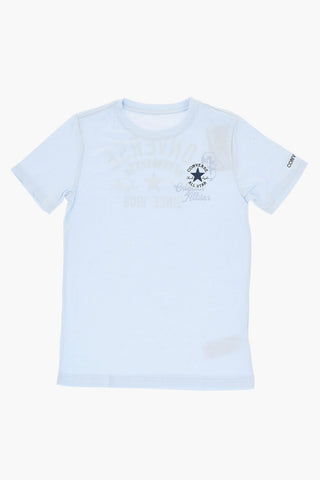 ALL STAR CHUCK TAYLOR Crew Neck T-Shirt with Maxi Logo Print on Back