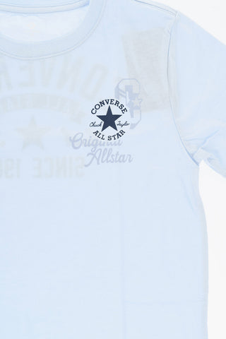 ALL STAR CHUCK TAYLOR Crew Neck T-Shirt with Maxi Logo Print on Back