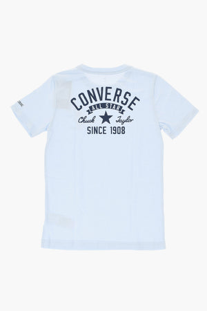 ALL STAR CHUCK TAYLOR Crew Neck T-Shirt with Maxi Logo Print on Back