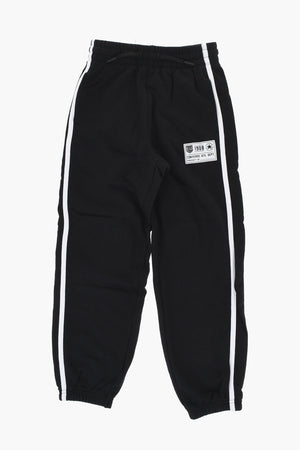 Joggers RETRO REMIX in Tinta Unita con Bande Laterali a Contrasto