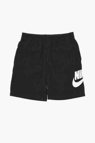 T-Shirt- und Shorts-Set in Uni mit aufgedrucktem Logo