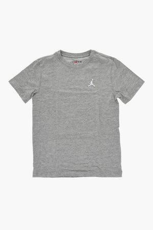 AIR JORDAN Einfarbiges Rundhals-T-Shirt mit besticktem Logo