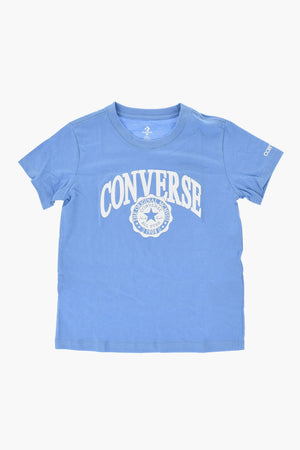 ALL STAR CHUCK TAYLOR Crewneck Solid-Color T-Shirt with Embossed Logo