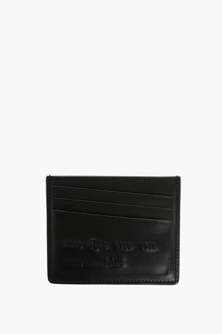MM11 Leather Card Holder with Embossed Detail