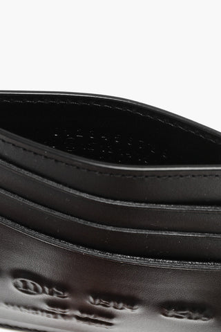 MM11 Leather Card Holder with Embossed Detail