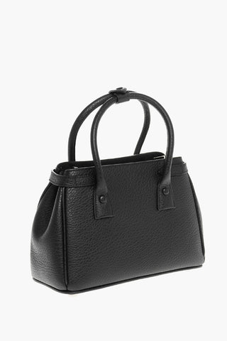 MM11 Hammered Leather Bag 5AC with Canvas Detail