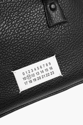 MM11 Hammered Leather Bag 5AC with Canvas Detail