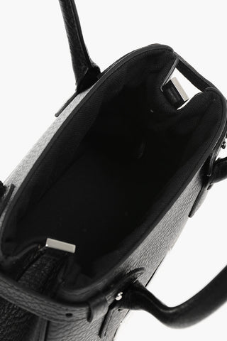 MM11 Hammered Leather Bag 5AC with Canvas Detail