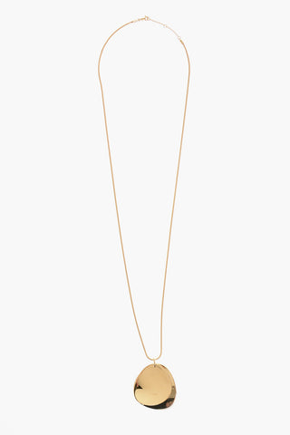 Collana in Ottone con Pendente Logato