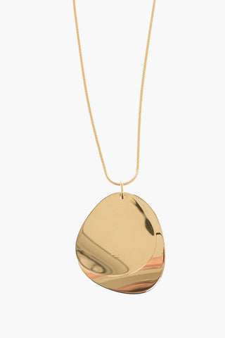 Collana in Ottone con Pendente Logato