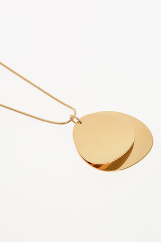 Collana in Ottone con Pendente Logato