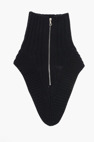 Virgin Wool MORRISO Collar with Front Zip