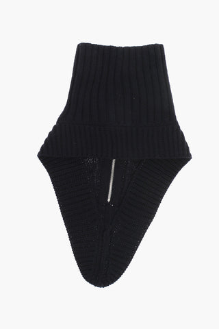 Virgin Wool MORRISO Collar with Front Zip