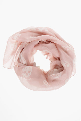 Pure Silk Scarf SKULL