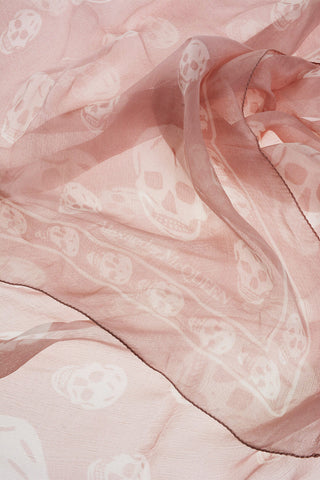 Pure Silk Scarf SKULL
