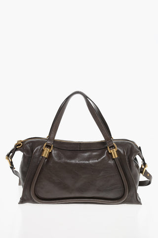 Brushed Leather DOUBLE CARRY Crossbody Bag